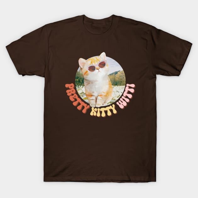 Pretty Kitty Cat T-Shirt T-Shirt by FunniS.tee